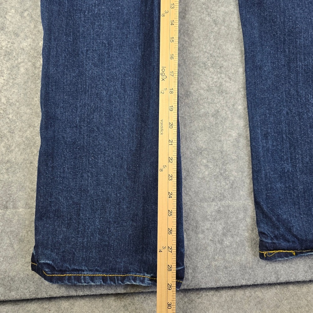 Ocean Pacific OP Mens Bootcut Jeans Dark Wash Blue Denim 38x28 - Picture 7 of 11
